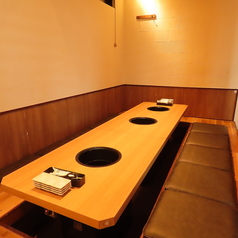 焼肉宴会などでも大活躍の広々したお席もご用意しております♪