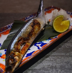 秋刀魚の原始焼き