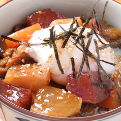 ミニ鮮魚ユッケ丼