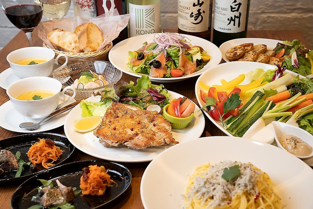 飲み放題コースお料理一例