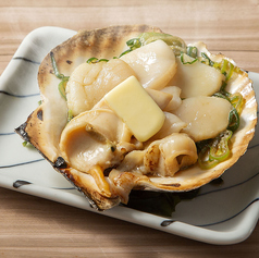 活け！ホタテバター醤油焼き