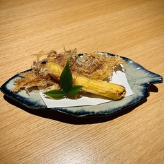 ひげつきヤングコーンの天ぷら