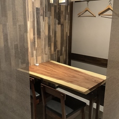 テーブル席になります。