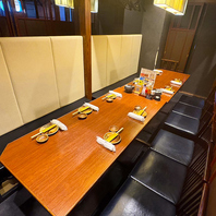 ■”多種多様”　テーブル席,個室,お座敷,掘り炬燵,貸切