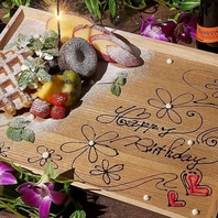 【主役の心に残るメッセージプレート】