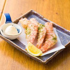 有頭海老唐揚げ