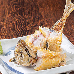 名物　魚釜の鯵フライ