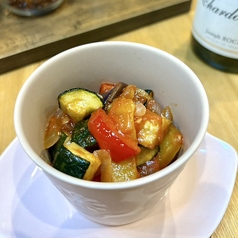 季節野菜のカポナータ”冷製トマト煮込み”