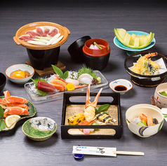 魚貝三昧 万やのコース写真