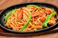 熱々鉄板!ナポリタンスパゲッティー