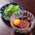 料理メニュー写真&nbsp;つくね卵黄ピーマン