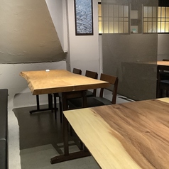 テーブル席になります。