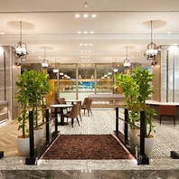 ホテルが会場。設備充実で安心のビアガーデン