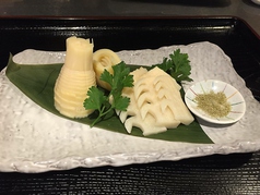 京筍のお刺身！