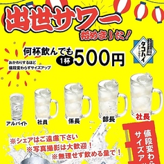 ドリンクの種類に自信あり 【宴会向け】90分飲み放題