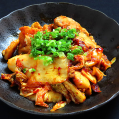 鶏キムチ炒め