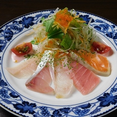 海鮮カルパッチョサラダ