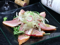 料理メニュー写真&nbsp;鴨ローストのカルパッチョ
