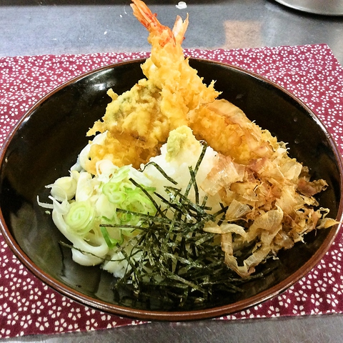 てんぷらおろしのぶっかけうどん