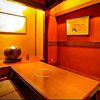 落ち着いた空間で、和の趣に癒されるひととき