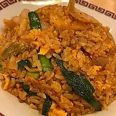 〆の鶏白湯雑炊/豚キムチ炒飯/島唐辛子ピリ辛炒飯