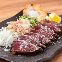 かつおの藁焼き　塩たたき