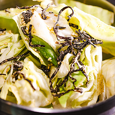 塩昆布キャベツ