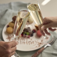 電話1本！記念日に…デザートプレートご用意承ります♪