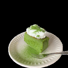 抹茶のバスクチーズケーキ