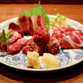 料理メニュー写真&nbsp;馬刺し盛り合わせ