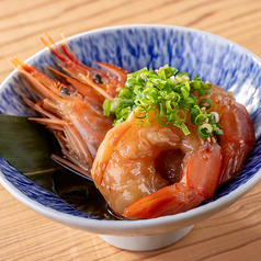 赤海老の醤油漬け
