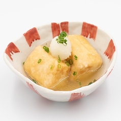 伝好の固豆腐の揚げ出し