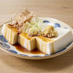 お店で手作り!冷や冷や奴