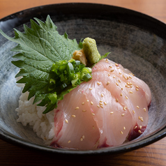 鰆の刺身丼