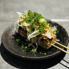 厚揚ねぎ納豆串