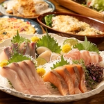 アンガス牛ロースステーキ+豪華お刺身4種盛り飲み放題付き5000円(税込)♪贅沢なコースもありますよ！