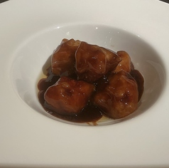 黒酢の酢豚