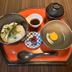 卵かけご飯(お吸い物付)