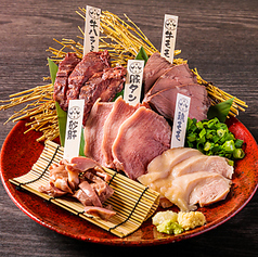 肉刺し五種盛り合わせ