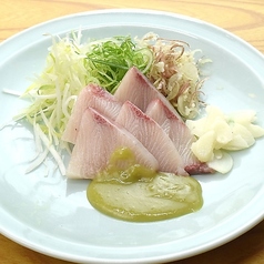 ぶりの土佐ぬた なめろう風