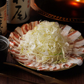 料理メニュー写真&nbsp;黒豚しゃぶしゃぶ