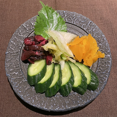漬物盛り合わせ