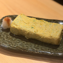 アオサのだし巻き卵
