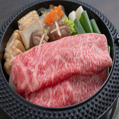 京風すき焼き 松コース