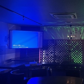 プロジェクター完備♪パーティーや宴会や余興などで映像を楽しむことも可能です。