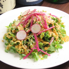 にんじんドレッシングの≪ケールサラダ≫