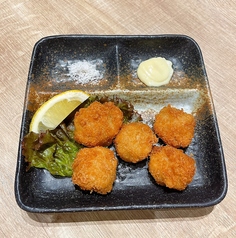 たけのこ天ぷら/ホタテフライ