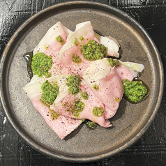 京都もち豚のローストポーク　ハーブソース
