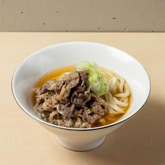 肉倍盛り牛しぐれ煮うどん(温)