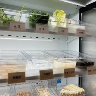 トッピングは見て選べる楽しさ！